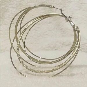 Elegant Large Gold Hoops